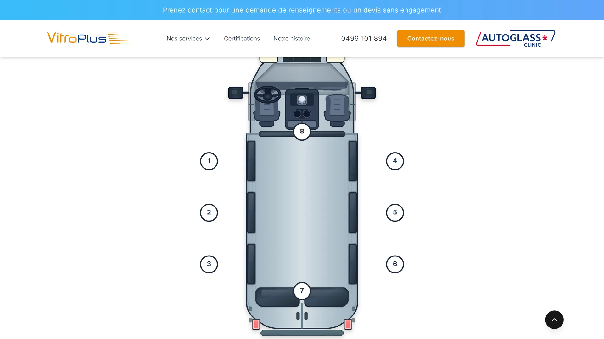 Camionnette L3, plus longue, avec portes coulissantes des deux côtés